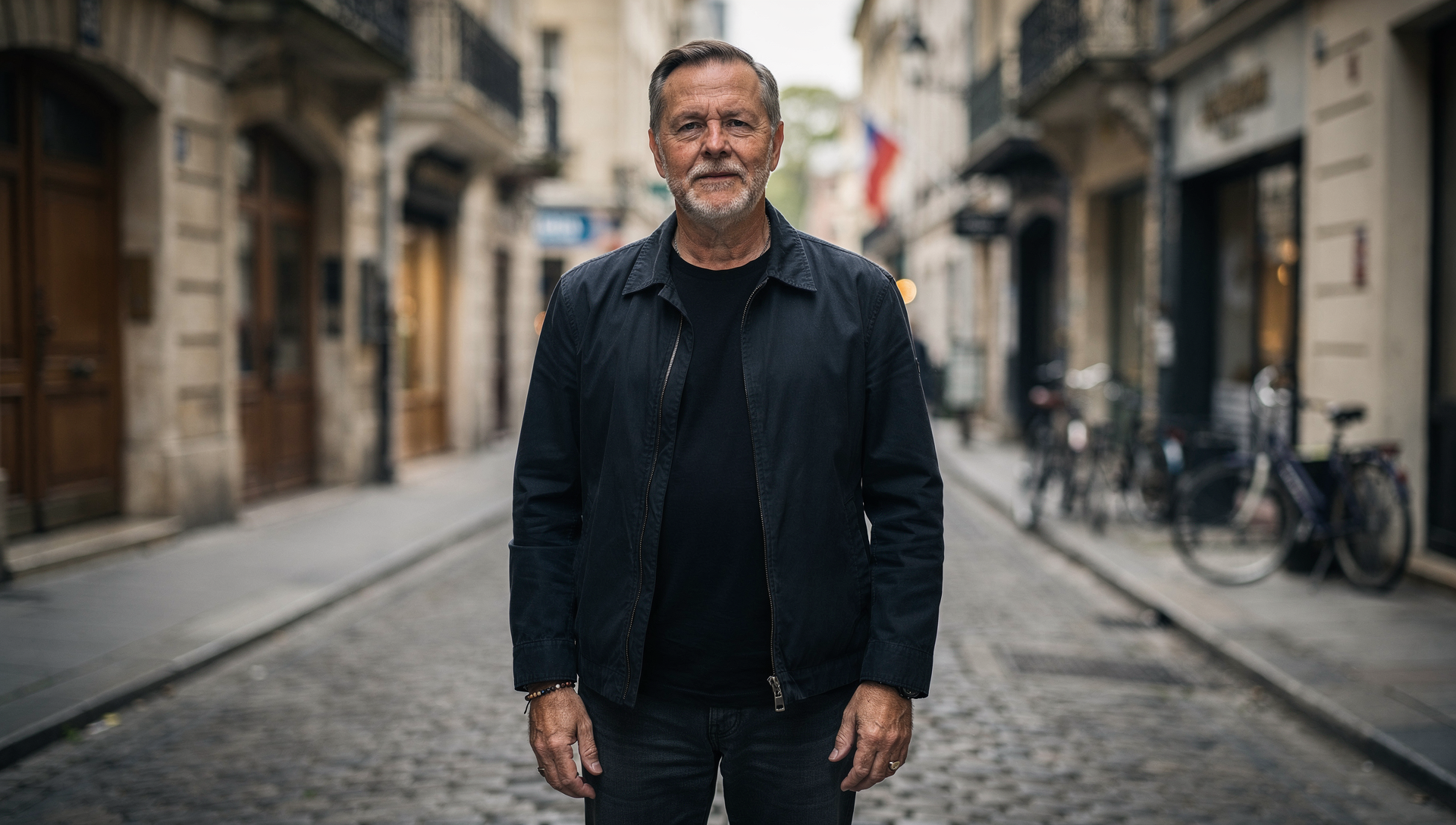 A calm, confident man outdoors in Gibraltar