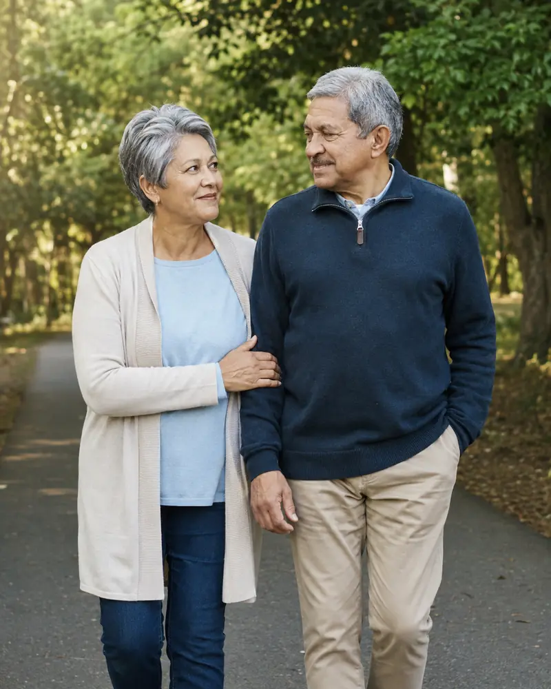 Couple supporting each other while living with fear of prostate cancer recurrence